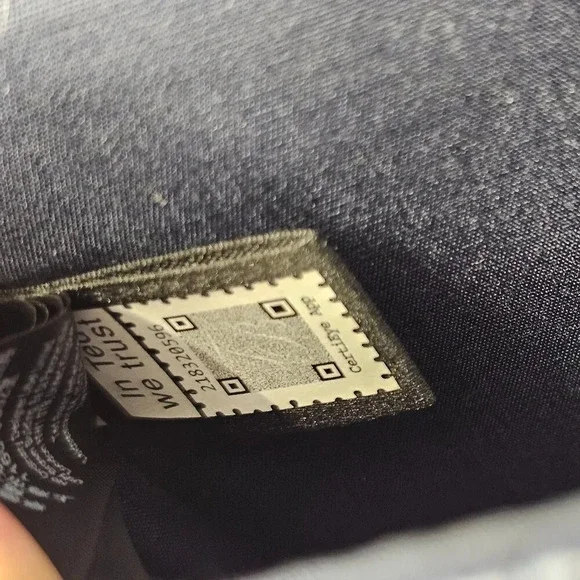 Ted Baker Felcon Floral Applique Envelope Pouch Navy Blue Clutch -No Wrist Strap - Picture 8 of 8